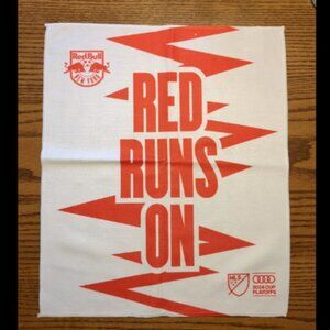 New York Red Bulls Rally Towel Red Runs On 2024 MLS Cup Playoffs Metrostars